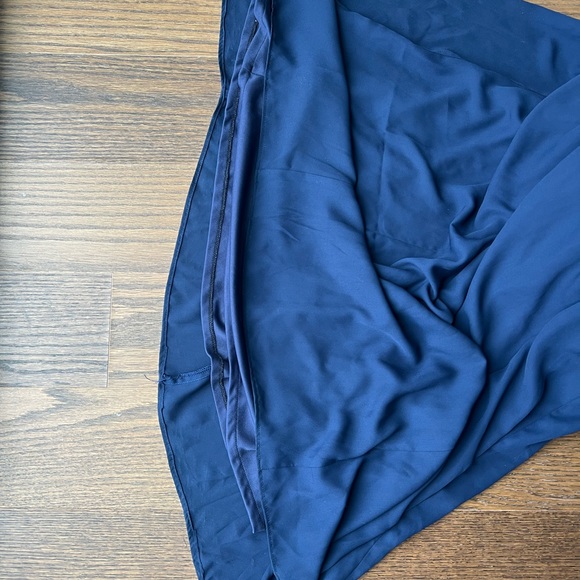 Show Me Your MuMu June Maxi Dress in Rich Navy Crisp - Picture 5 of 5